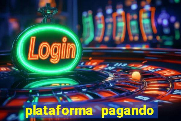 plataforma pagando bonus no cadastro